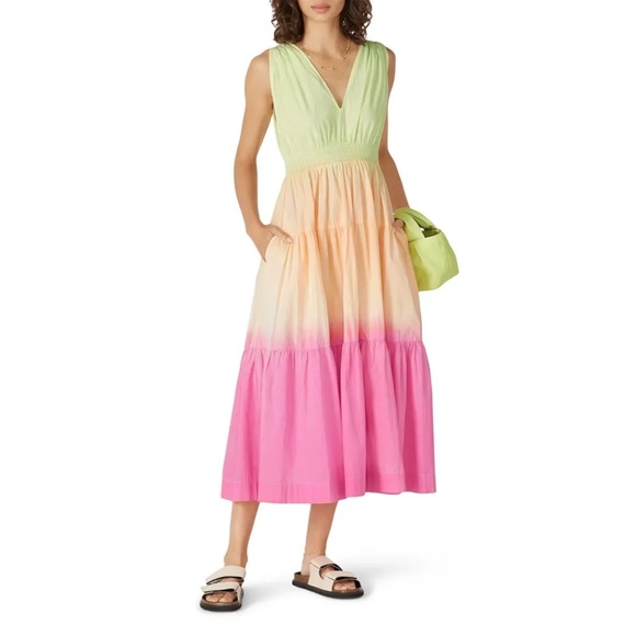 S/W/F Dresses & Skirts - RTR S/W/F Sunset Tiered Maxi - size S
